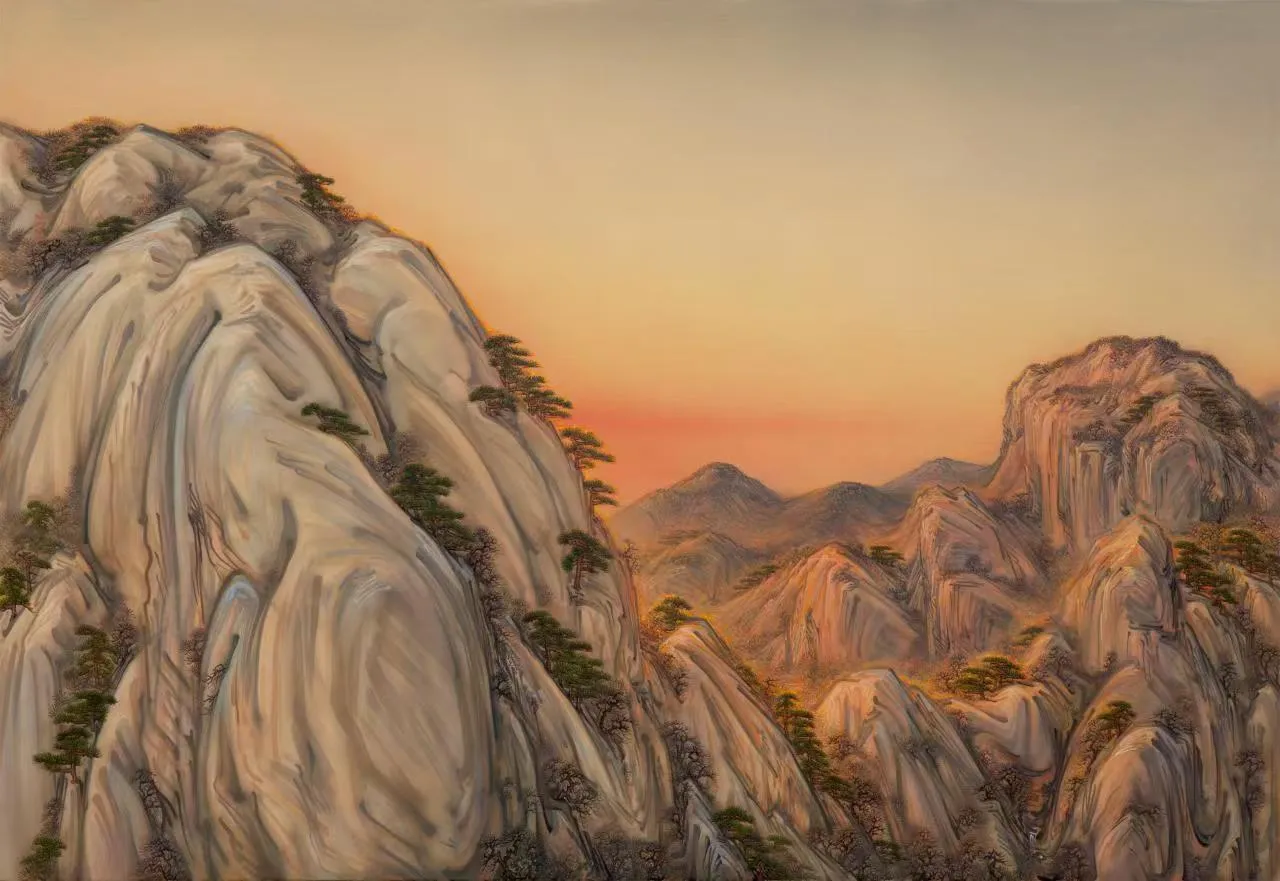 Warm Sun Baking the Mountain: Recent Paintings by Cao Jingping
