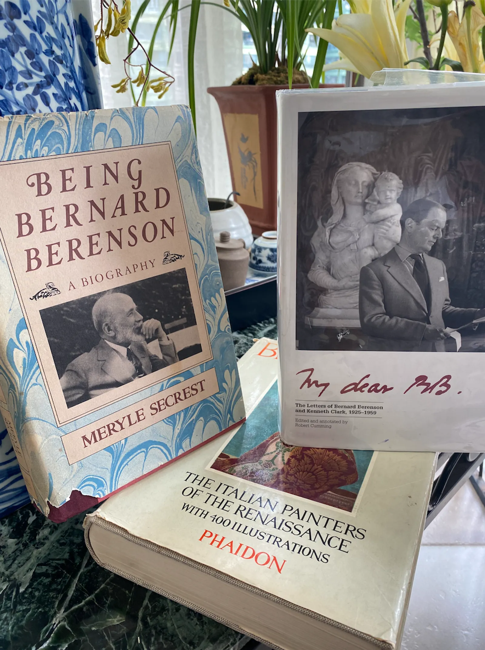 Caption: Berenson's famous work Italian Painters of the Renaissance, My Dear BB…: The Letters of Bernard Berenson and Kenneth Clark, and Meryle Secrest’s Being Bernard Berenson